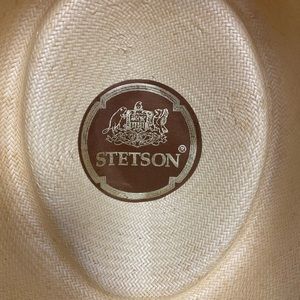 Stetson straw hat